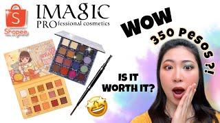 IMAGIC AFFORDABLE SHOPEE MAKEUP ️ | UNBOXING + HONEST REVIEW | JUSTINE SY