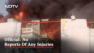 Watch: Major Fire Breaks Out On Sets Of TV Serial In Mumbai's Film City