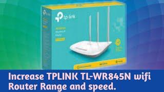 How to Increase  TPLINK TL-WR845N wifi Router Range and speed.  New bangla tutorial 2020.