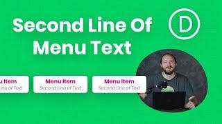 How To Add A Second Line Of Text To Your Divi Menu Items