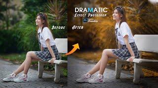 How To Create A Dramatic Effect In Photoshop | Photoshop Color Grading Tutorial