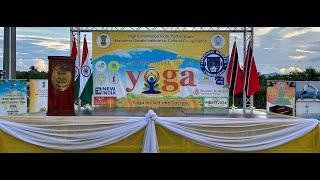 10th International day of yoga on 29th June 2024 in Chaguanas in Trinidad and Tobago