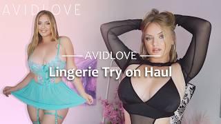 See Thru & Babydoll Lingerie Try on Haul | Avidlove ft.Badd Angel