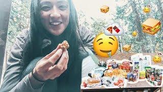 LIVING IN A TENT: Yosemite Camping Food Haul | Hobo Ahle