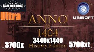 ANNO 1404 History Edition 21:9 Ultra | 3440x1440 | 3700X | 5700XT