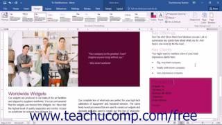 Word 2016 Tutorial Selecting Theme Effects Microsoft Training