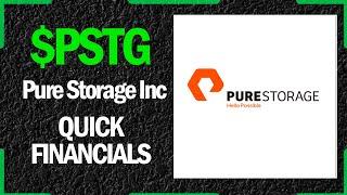 $PSTG Stock - Pure Storage | Quick Financials | LAST 12 YEARS