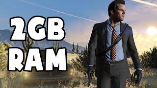 GTA 5  on 2GB RAM (Low End PC) | Gameplay Tested