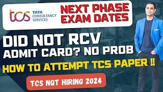 TCS NEXT Phase Exam Date| Schedule Your Exam Date | Must watch Before Exam 