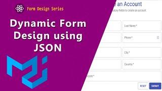 Create Dynamic Form using JSON with Material UI | ReactJS