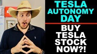 BUY TESLA STOCK BEFORE EARNINGS?! plus my take on tesla autonomy day