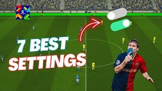 7 BEST Settings You Should Turn On!! eFootball 2025 Mobile