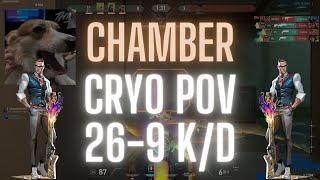 100T Cryo POV Chamber on Lotus 26-9 K/D (VALORANT Pro POV)