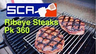 SCA Ribeye Steak on a PK 360 | Steak Cookoff Association