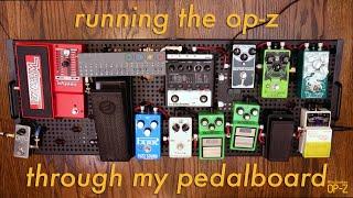 Running the OP-Z Through A Pedalboard | Rick Cohen