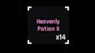 using 14 heavenly 2 potions during glitch biome in sol's rng