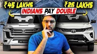 Why Indians Pay Double For a Fortuner and 5X for a Land Cruiser !! | Indian Car Taxes Explained