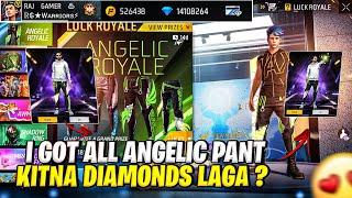 ANGELIC ROYALE FREE FIRE NEW EVENT | HOW TO GET GREEN ANGELIC PANT | FF NEW EVENT | TODAY NEW EVENT