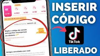 Onde inserir o código de convite do tiktok 2022 ATUALIZADO : Passo a Passo fácil e rápido [SEM ERRO]