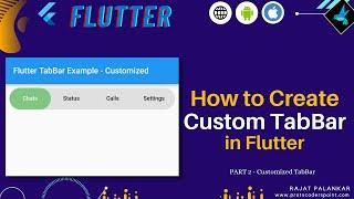 How to create custom TabBar in flutter - part 2