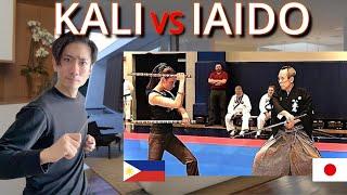 JAPANESE SAMURAI REACTION / Eskrima vs Iaido | Unbelievable fight