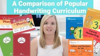 Homeschool Curriculum Choices | Comparing Popular Handwriting Curriculum