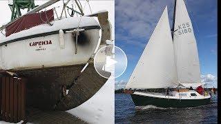 Refit Koster 28: Vom Wrack zur Familienyacht