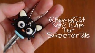 ChocoCat Key Cap: Polymer Clay Tutorial for Sweetorials