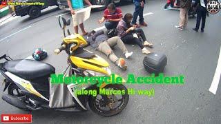 Motorcycle Accident @Marcos Highway / Dec Razul motoVlog