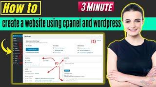 How to create a website using cpanel and wordpress 2024