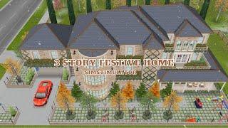 The Sims Freeplay | 3 Story Festive Home | Tour with floor plan | Simstimulator