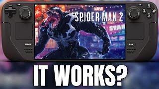 Spider-Man 2 on Steam Deck! - Playable? - First Impressions