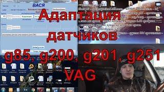 Адаптация датчиков g85, g200, g201, g251 VAG