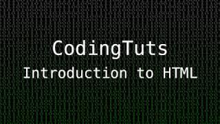 Introduction to HTML