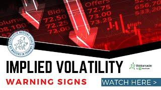 Thinkorswim Implied Volatiltiy | Implied Volatility Indicator Thinkorswim - SCARY warning signs