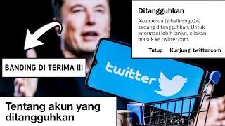 Cara Atasi Akun Twitter Ditangguhkan atau Suspended Permanen Normal Kembali Baru 2023 !