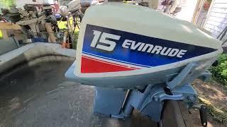 1980 Evinrude 15hp. E15RCSD new find this weekend. I'll be taking it out on the Bay shortly 