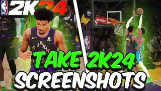 HOW TO TAKE GOOD SCREENSHOTS NBA 2K24! (HIGH QUALITY SCREENSHOTS TUTORIAL)