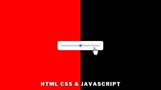 Background Color Change Slider with HTML CSS and JavaScript [HowToCodeSchool.com]