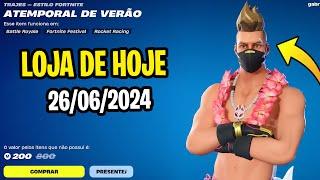  VOLTOU! Nova Loja de Hoje Fortnite [26 de Junho 2024] Loja de Itens Fortnite Ao Vivo