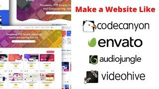 Make a Website Like CodeCanyon or Envato || Setup PHP Script || Valexa PHP Script Overview