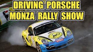 Driving Porsche Cayman RGT at Monza Rally Show