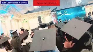 Vu Cap Flying Ceremony 2024| Vu Cap Flying Ceremony Narowal 2024|Vu 13th Convocation 2024 Faizan Ali