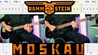 Rammstein - Moskau |Guitar Cover| |Tab|