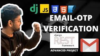 Email OTP verification django rest framework | Complete Email OTP verification