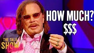 Mickey Rourke On Doing The Job For The Right Price | The Talk Show Channel