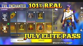 JULY ELITE PASS FULL REVIEW || FREE FIRE JULY ELITE PASS 2021 || ELITE PASS SEASON 38 FREE FIRE