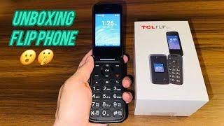 UNBOXING TCL FLIP GO FLIP PHONE & SIMPLE SETUP TUTORIAL! (SENIOR FRIENDLY)