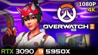 Overwatch 2 | RTX 3090 | 4K | 1080P | 5950X | Ultra & Low settings
