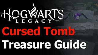 Hogwarts Legacy - Cursed Tomb Treasure Side Quest Guide - Tomb of Treachery Walkthrough & Puzzle